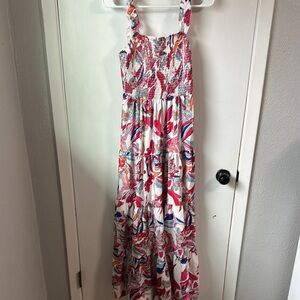 SHEIN Multicolor Floral Maxi Dress
